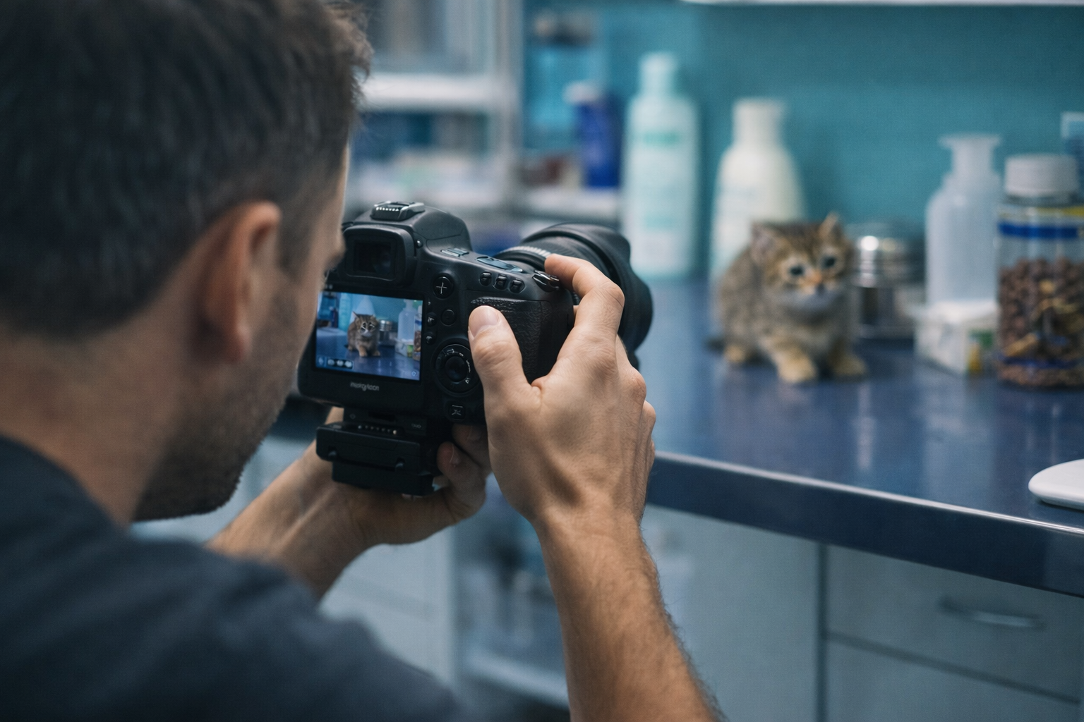 Shooting fotografico clinica veterinaria